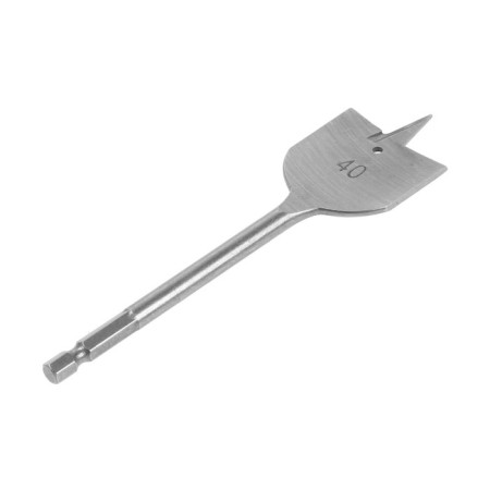 Wood drill feather tundra, hexagonal shank, 40 x 152 mm-1