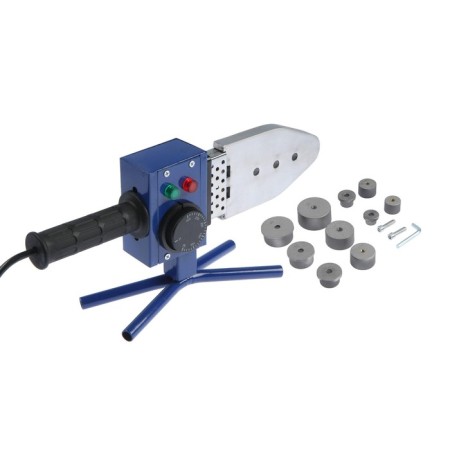 A device for welding plastic pipes tundra, 1000 watts, a set of nozzles 20-50 mm, 50-300 °