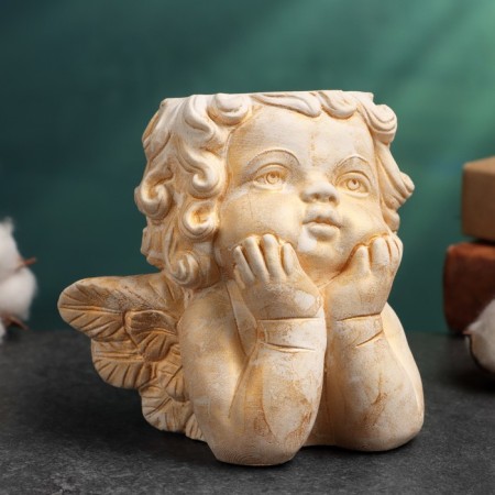 Summary "Praying Angel" 10x11.5x11cm, gilding-1