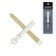 Solomon watch strap, 12 mm, genuine leather, L-18 cm, white