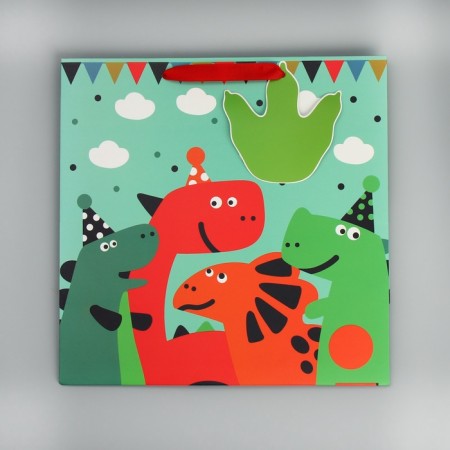 Gift package, packaging, “Funny holiday”, 26.7 x 26.7 x 13 cm,-6