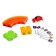 Magnetic designer "Magic track", the machine drives from batteries, 19 parts