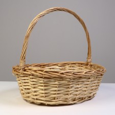 Wicker basket, 43 x 35/14 x 42 cm, willow