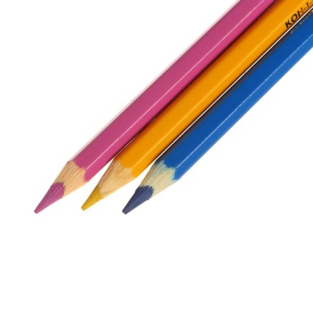 Pencils 72 colors Koh-I-Noor Polycolor 3837, cardboard packaging, euro-hand-4