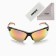 Sunny sportsmanship glasses "OneSun", UV 400, pipe 13 cm, width 15 cm, lens 4 x 7.2 cm
