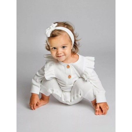 Details with ruffles Fashion, height 80 cm, milk color-2