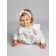 Details with ruffles Fashion, height 80 cm, milk color