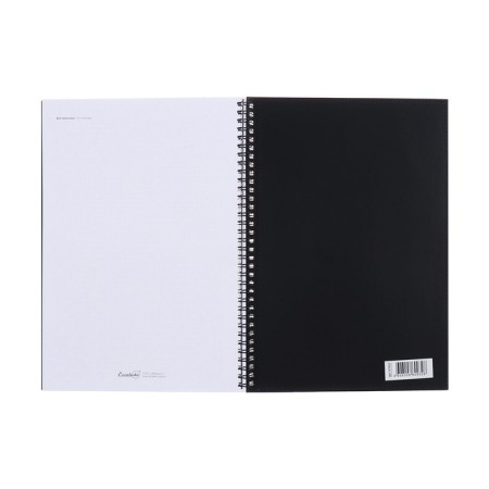 A4 notebook, 96 sheets on the crest of Escalada, integral cover of artificial leather, foil embossing, block 70 g/m2, blue-6