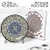 Largan Rishtan ceramics "Patterns", 28 cm, blue -blue pack