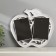 Photo frame in 2 photos 10x15 cm "Apple" White 28.6x8.6x2 cm