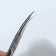 Pinzet is bent, wide, 8.5 cm, on the blist, the color is silver, B-5561-S