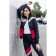 Female Female Suit, Size 48, Blue, Gray Color