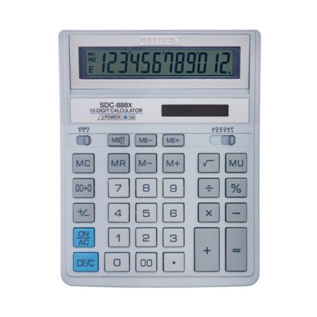 CITIZEN CITIZEN "SDC-888XWH", 12-bit, 158 x 203 x 31mm, double power, white-1