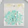 Buttons wood for creativity 2 punctures "Green overalls" set of 15 pcs 3.2x3.3 cm