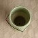 The pot "one that survived" 14x24cm, light green