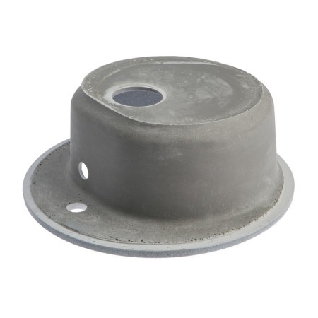 Kitchen is a kitchen from Zett Lab stone. 3/q8, d = 510 mm, depth 19 cm, matte, dark gray-2