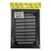 Ventilation grate "Vento" 1825VR, 180x250 mm, with a grid, detachable, graphite