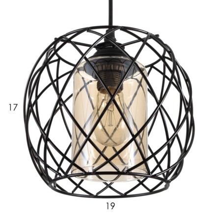 Lamp Bayerlux 2110/1bk E27 40W black 20x20x100 cm-5