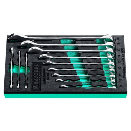 A set of combined wounds Kraftool 27079 -H12E, 6 - 22 mm, 12 pieces