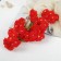 Artificial flowers "Japanese cherry" 5x88 cm, red
