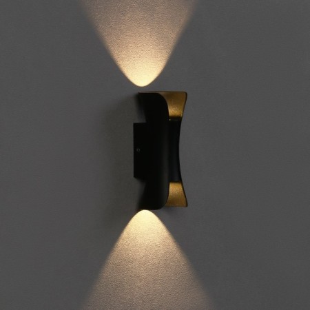 Facade lamp "Elegant", FSD-091, 6 W, 3000K, IP65, 220 V, Metal, Black-3
