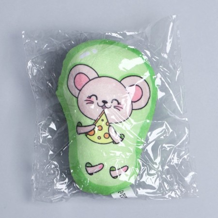 A toy for cats with mint "mouse", 12 x 9 cm-8