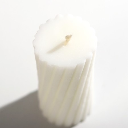 Interior candle "twisted", white-1