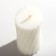 Interior candle "twisted", white