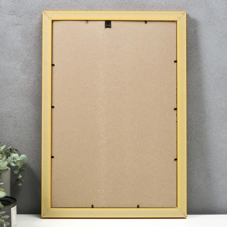 Photo frame plastic 30x45 cm, gold (plastic screen)-2