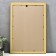 Photo frame plastic 30x45 cm, gold (plastic screen)