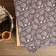 The sheet for the bath "New Year's bath" 150x180 cm, cotton, waf. canvas