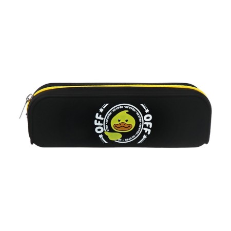 Penal soft, 1 department, 60 x 200 x 50 mm, voluminous, silicone, Hatber "Quack Off"-1