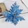 Decor "Shine" Patterner sheet, 20x15 cm, blue