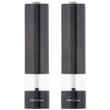 Мельница электрическая KRONA Salz Pfeffer Graphite, металл, от батареек, серый