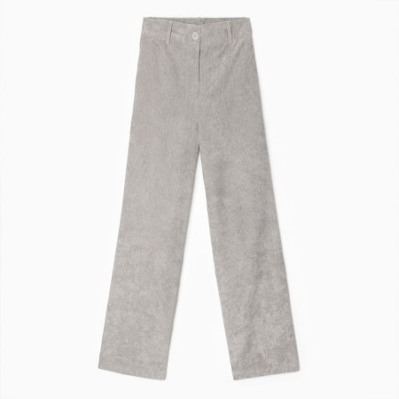 Women's pants Minaku: Velvet Collection Color Gray Rr. 46-4
