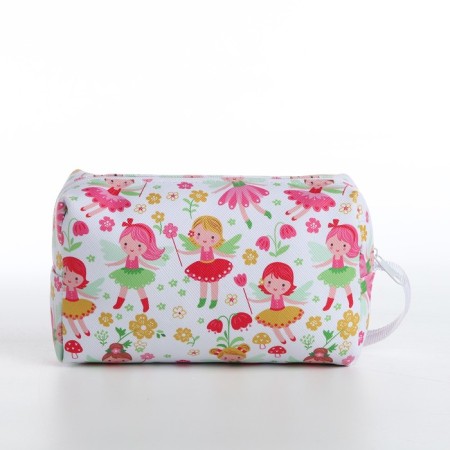 Cosmetic bag with lightning, white/multi -colored color-1