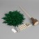 Set for creativity “Green Christmas tree” 18 × 36 × 18 cm, wood, textiles, batteries, glow warm white