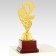 Cup "2nd place", award figure, gold, plastic stand, 16.8 × 6.2 × 6.4 cm.
