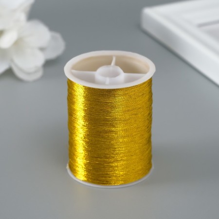 Lurex thread for creativity 100 m, gold