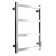 The electric heated towel "Dvin" J Plaza Neo, 600x400 mm, dimmer, polished