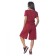 Women's costume Staycosy 44, burgundy color