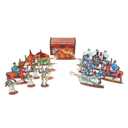 Game set "Borodino", in a chest-4