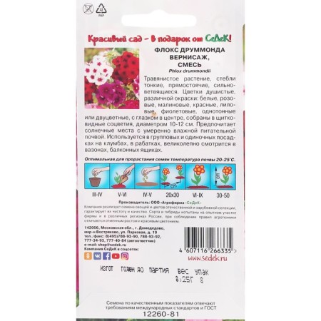 Flowers Flox "Vernissage" 0.25 g-1
