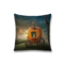 Pillowess decorative “pumpkin carriage”, on a zipper, size 45x45 cm