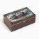 Russian lotto wooden, gift, a desktop game in the casket "Winter", card 22 x 8 cm