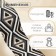 Burnal sling 38mm*3 ± 0.1 m rhombus black/beige au
