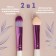 A set of makeup brushes, bilateral, with an applicator, 12.5 (+/- 1) cm, 2 pcs, color mix