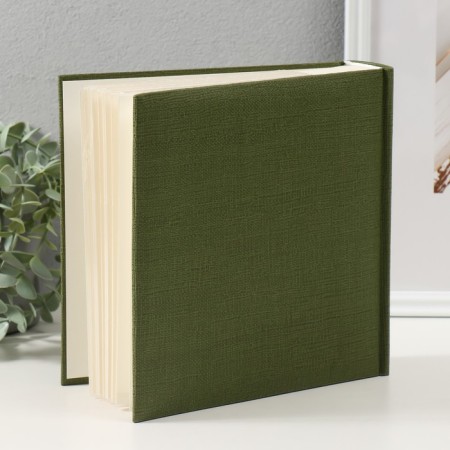 Photo album Deluxe for 200 photos 10x15 cm "Green Canvas"-1