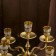 Brass Brass for 5 candles "mother -of -pearl tolls" 25.5x25x29 cm