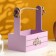 Box - wooden Kashpo 25x15x30 "September 1" Lilac